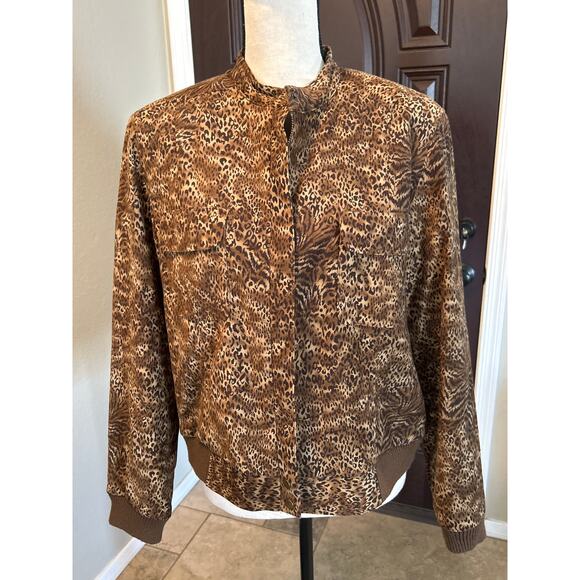 Norton McNaughton Animal Print Jacket - Picture 1 of 6